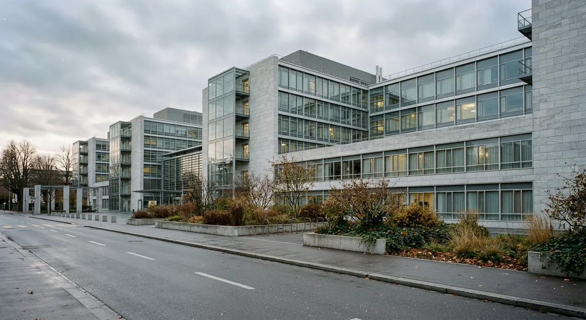 Façade d’un hôpital universitaire suisse